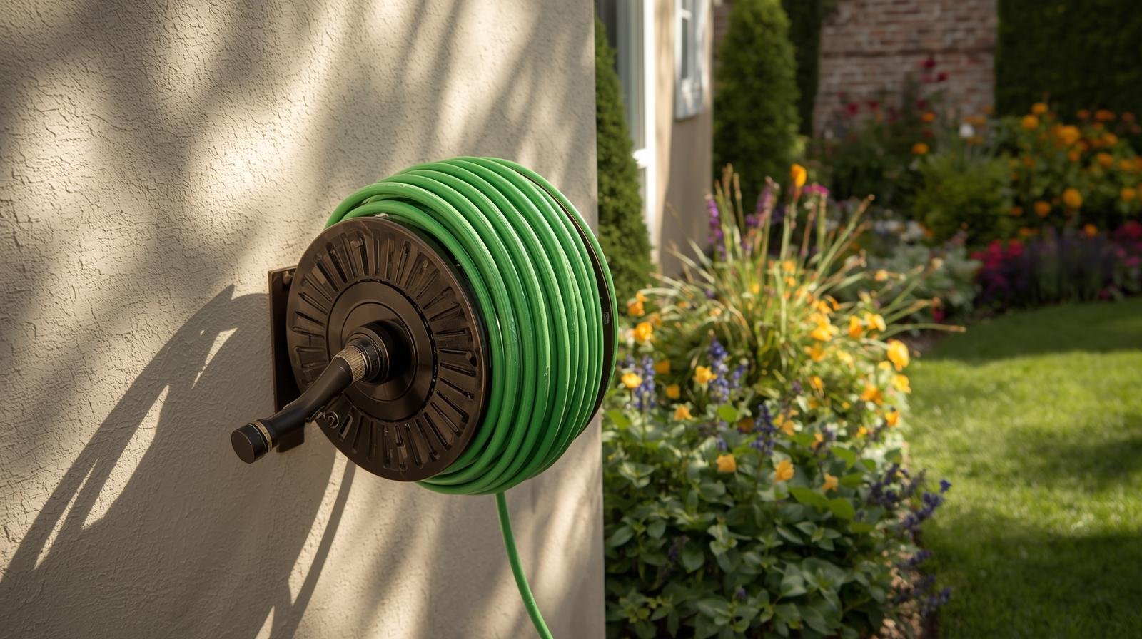 Eley Wall Mount Garden Hose Reel